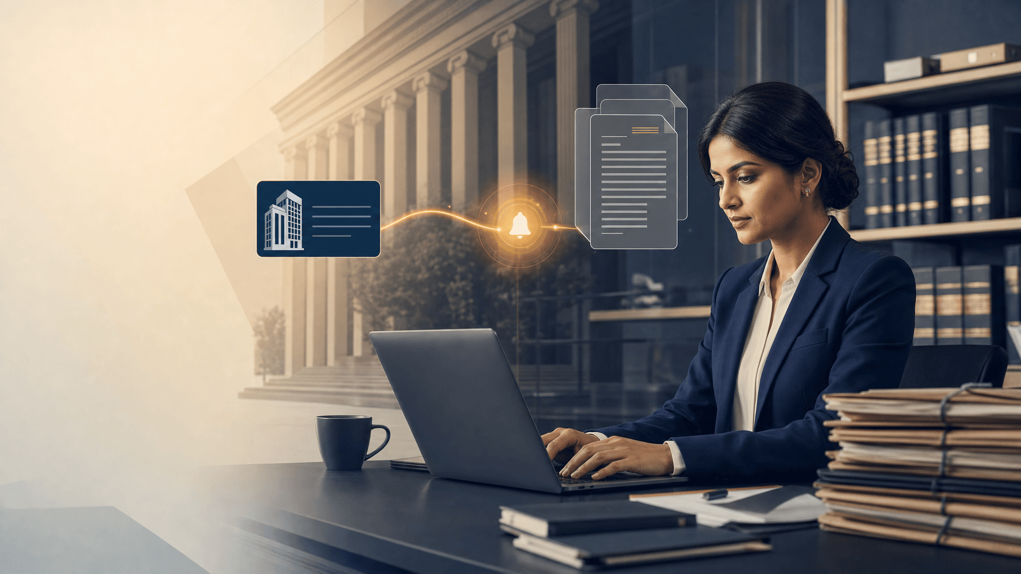 How to Get an Alert When a Case Is Filed Against You or Your Company