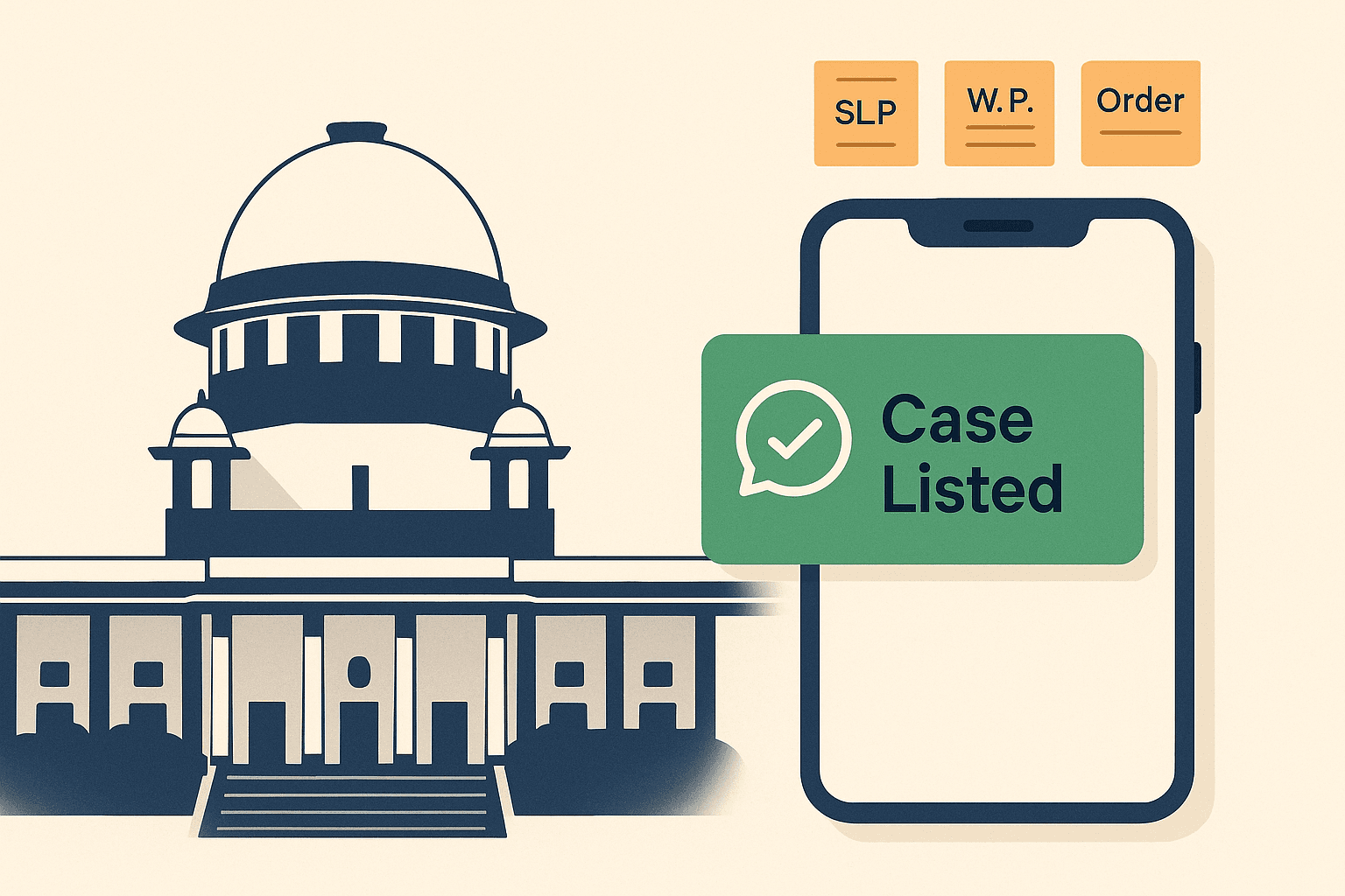 Supreme Court Case Status by Diary Number: SLP, Orders & Cause List
